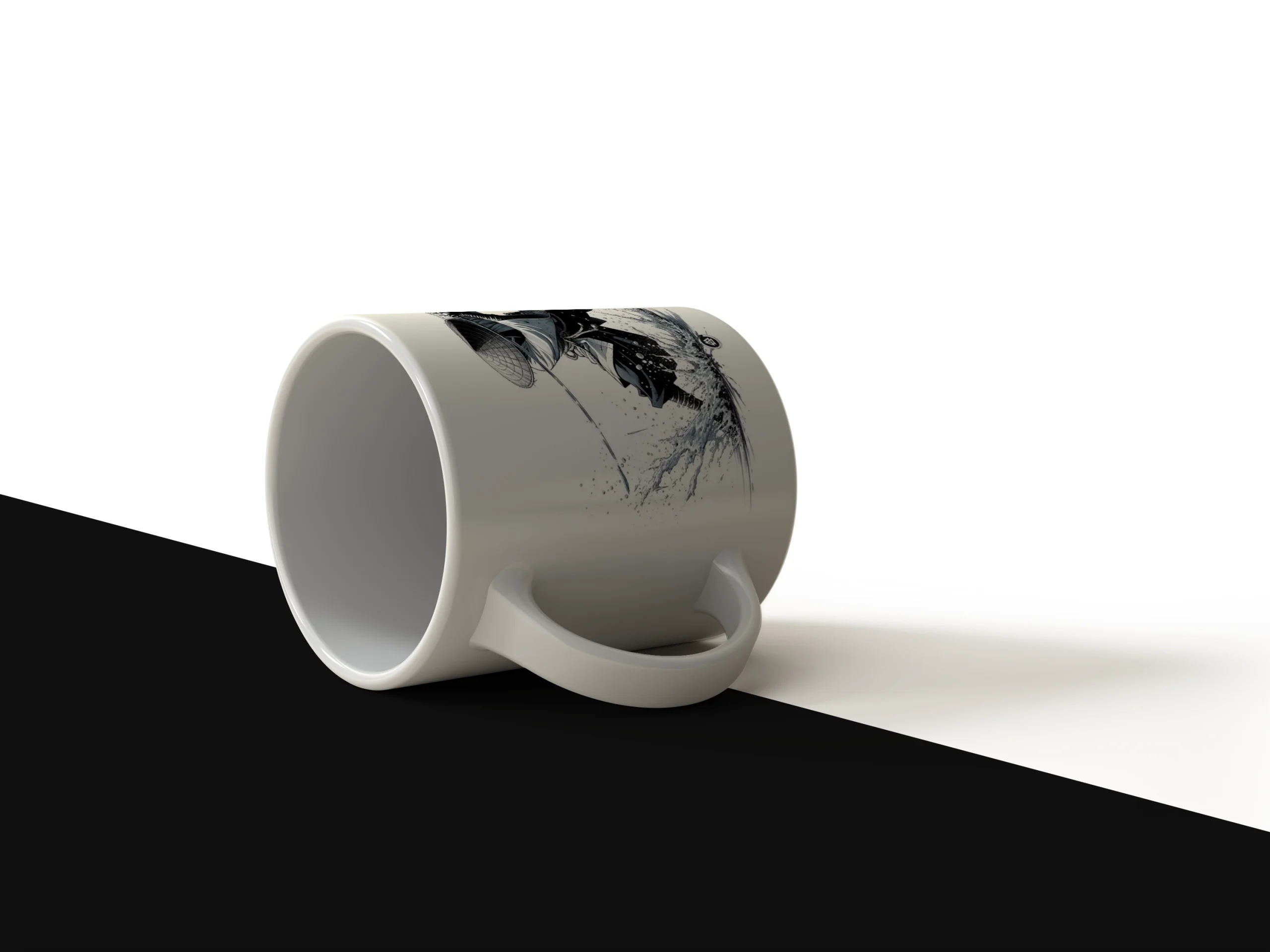 Ronin in the Splash Ceramic Mug