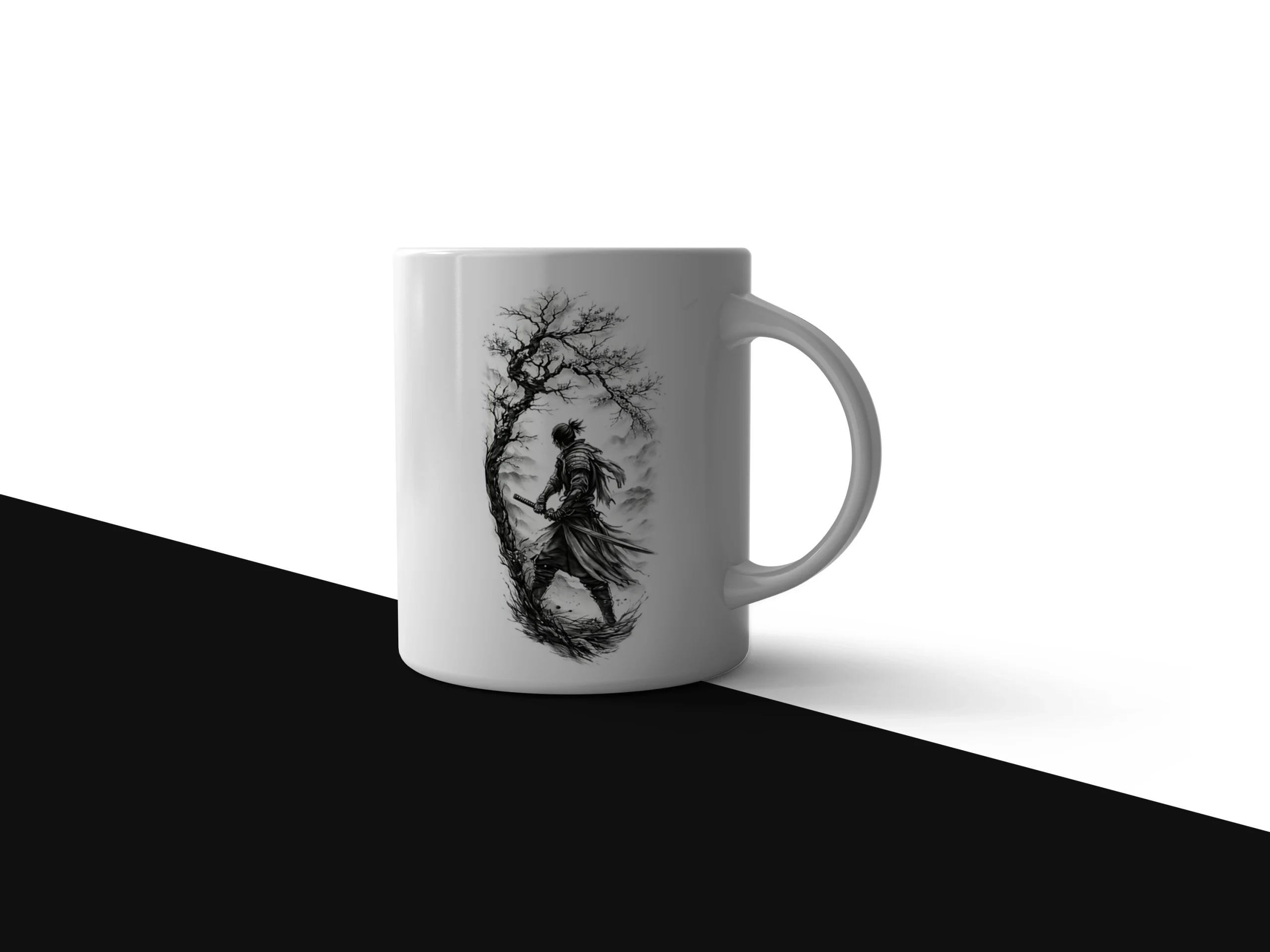 Lone Samurai & Twisted Tree Mug