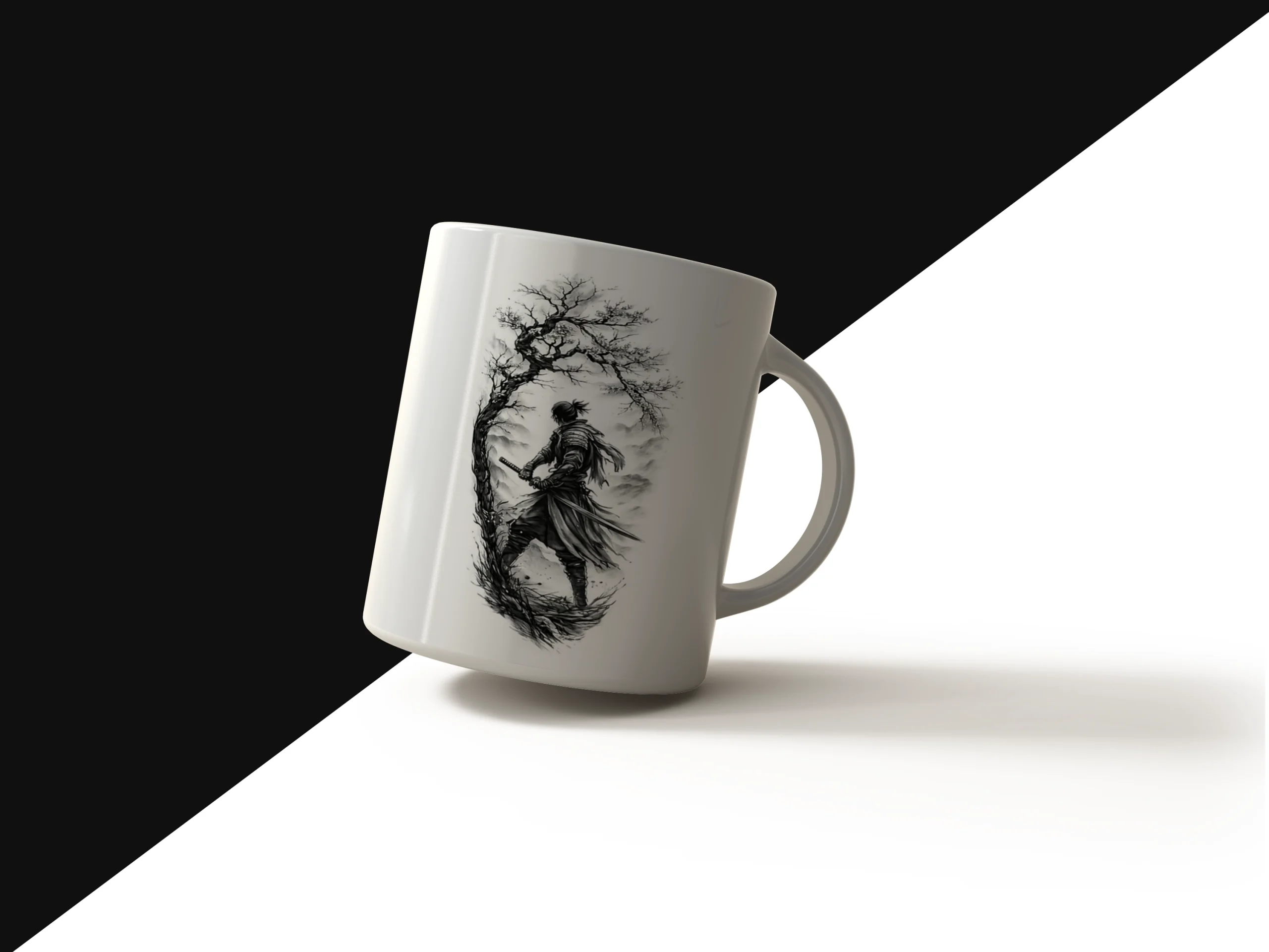 Lone Samurai & Twisted Tree Mug