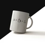 Sad Plus Coffee Equals Happy Mug