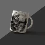 Moonlight Wolf Family Sketch Mug