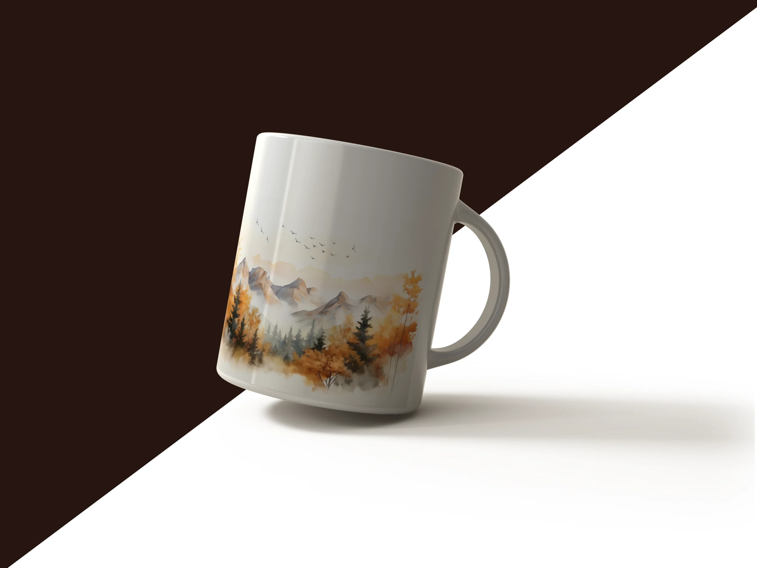 Autumn Mountain Horizon Mug