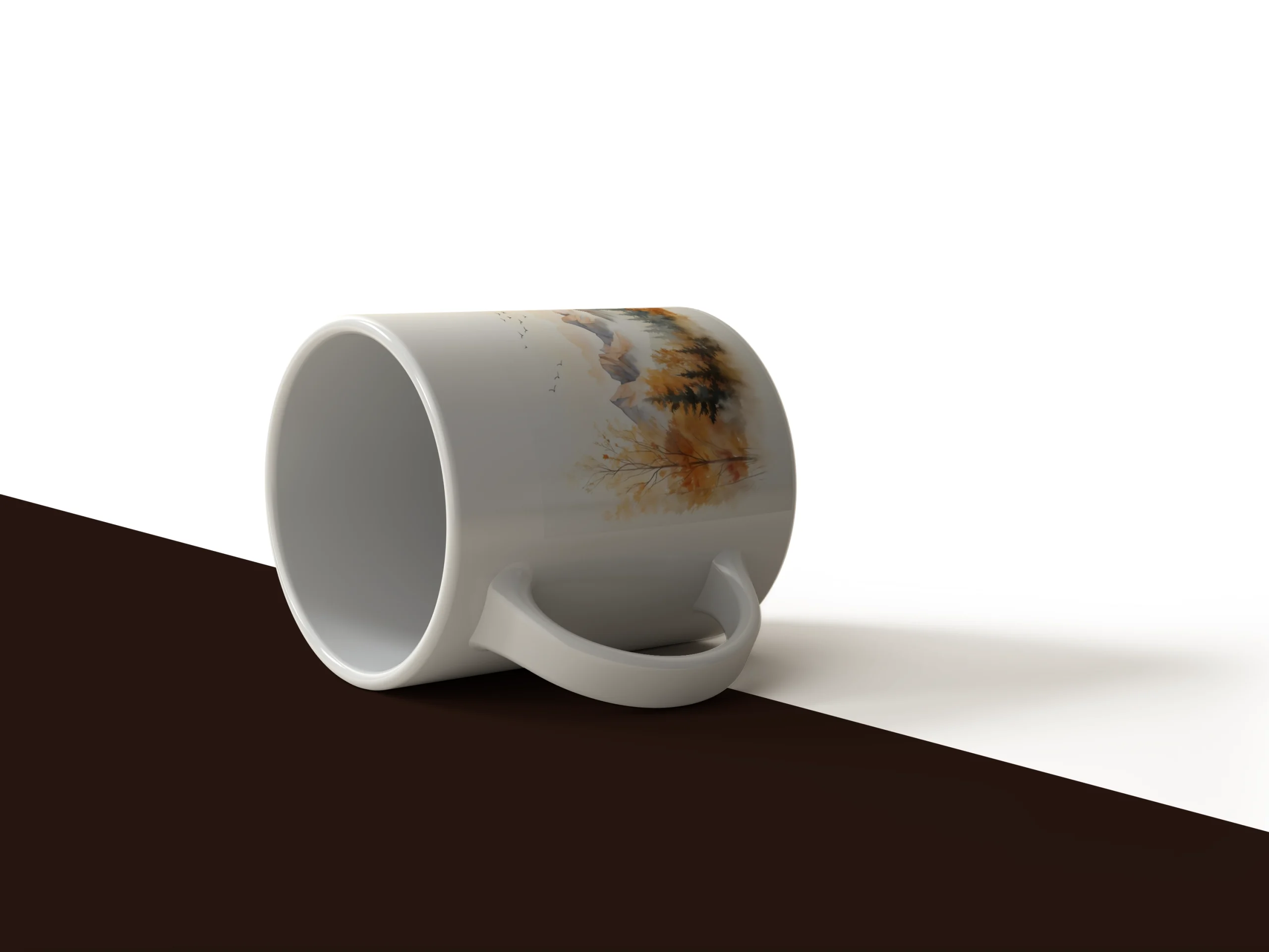 Autumn Mountain Horizon Mug