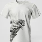 Resting Lion on Cliff T-Shirt