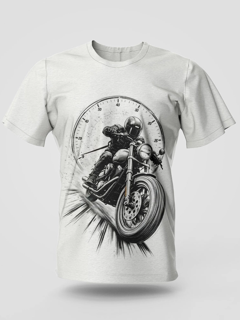 Biker Speedometer Retro T-Shirt