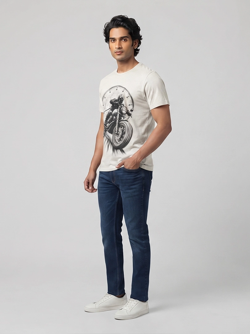 Biker Speedometer Retro T-Shirt